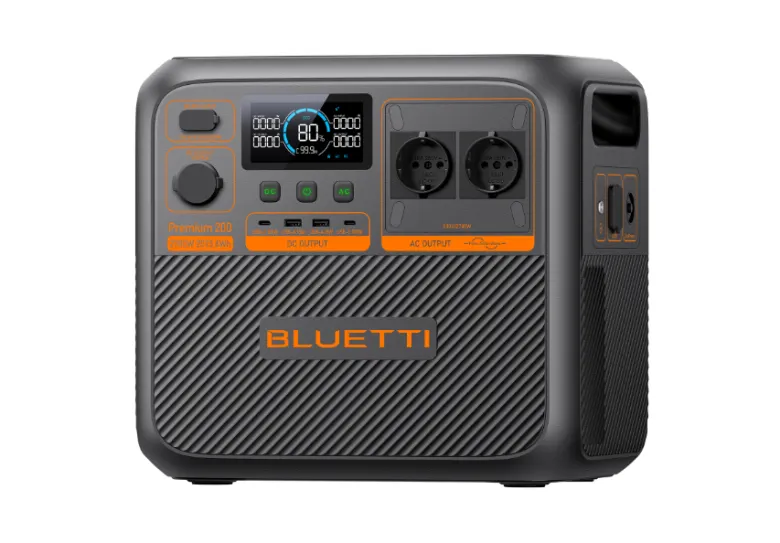 Bluetti Premium 200 V2 — вид сзади
