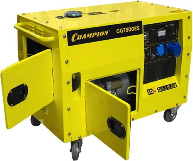Champion GG7500ES — панель управления