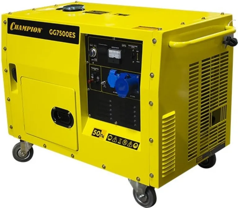 Champion GG7500ES — вид сзади
