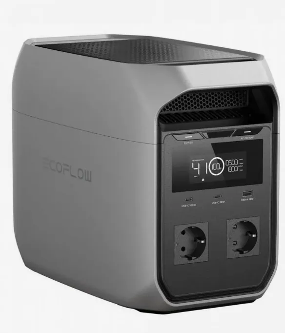 EcoFlow Delta 3 Classic — вид сбоку слева