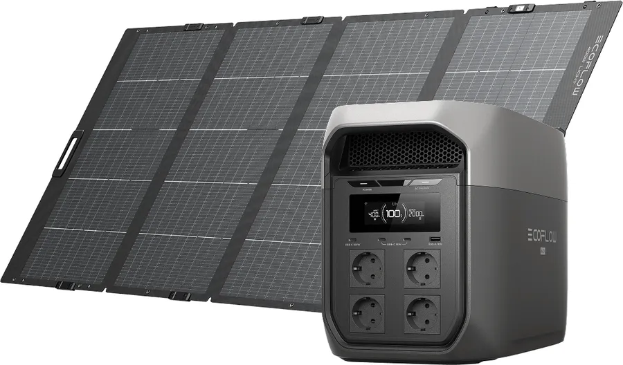 EcoFlow Delta 3 Max Plus — с солнечной панелью