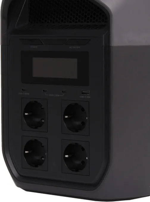 EcoFlow Delta 3 Max — панель с розетками