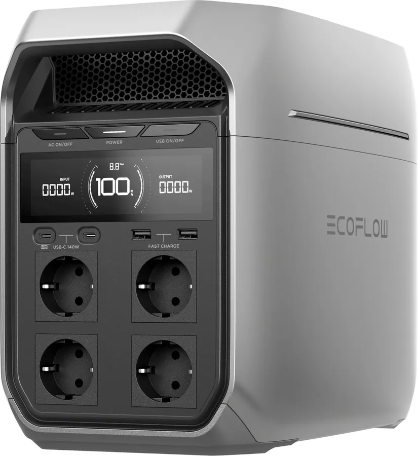 EcoFlow Delta 3 Plus — спереди под углом