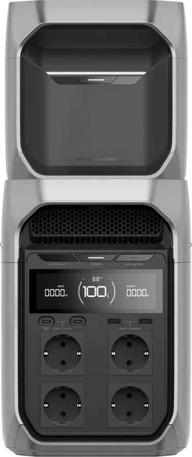 EcoFlow Delta 3 Plus — с дополнительной батареей