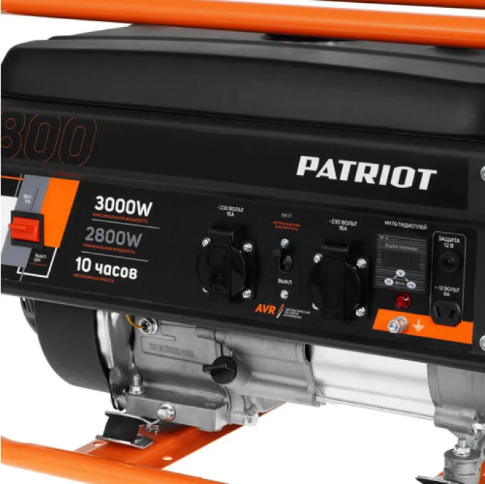 Patriot GRS 3800 — панель управления